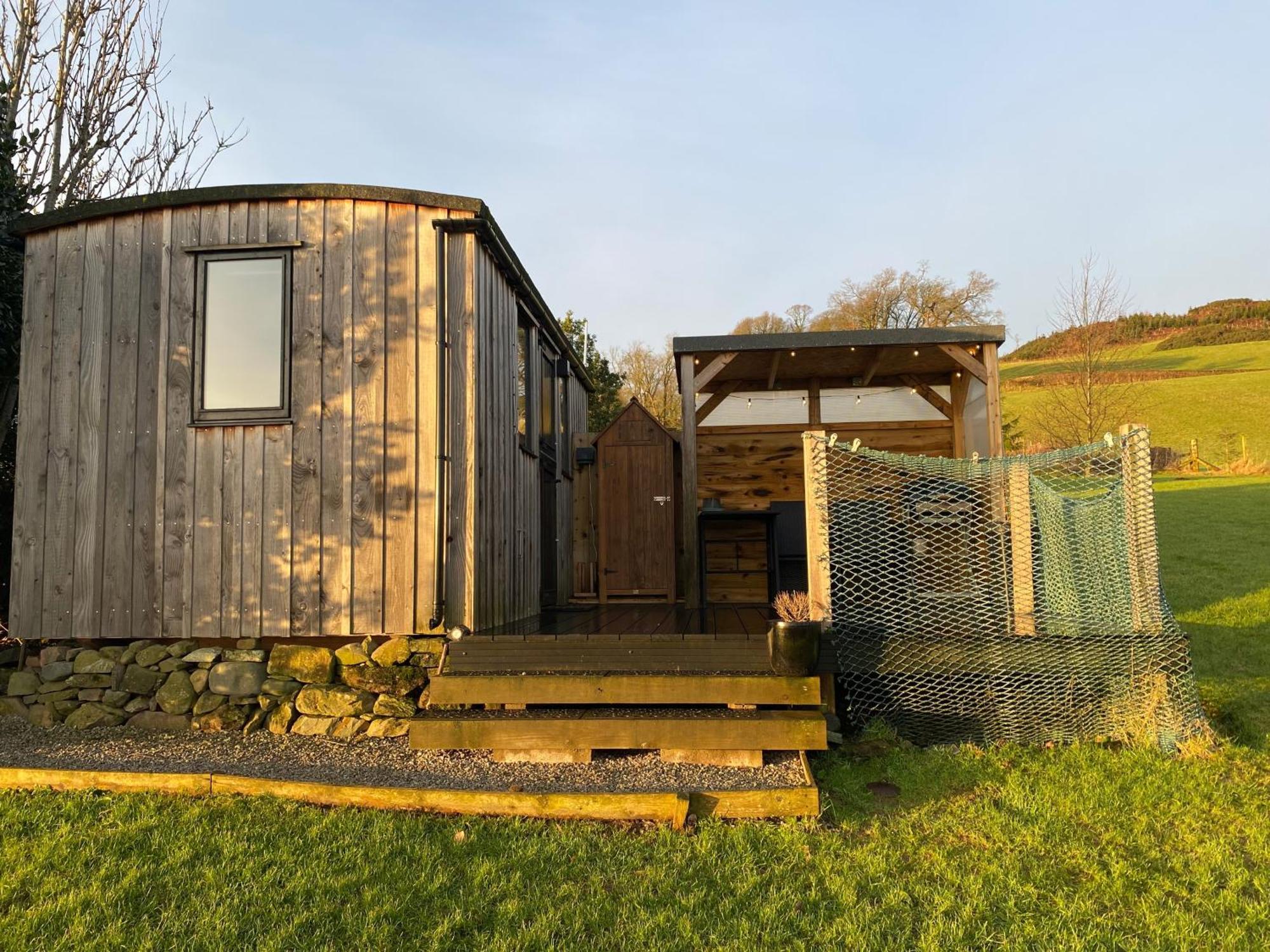 Stunning Shepherds Hut rural bliss Dumfries Exterior foto